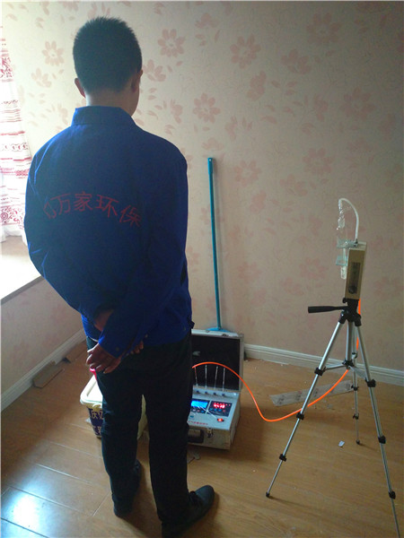 龍湖春森彼岸某住戶檢測現場